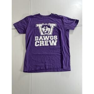 Washington Huskies Purple T Shirt Size Medium Short Sleeve